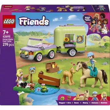 LEGO® Friends Prikolica za prijevoz konja i ždrijebeta 42695 - .slika
