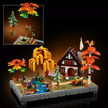 LEGO® Icons Jesienny ogród z domkiem 11372 - .zdjęcie 