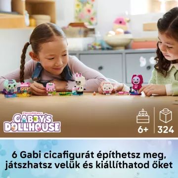 Къщичката на Габи LEGO® e изградена от кубчета Габи с котешки приятели 11215 - . изображение