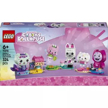 LEGO® Gabi domček pre bábiky postavený z Gabiných kociek pre mačacích priateľov 11215 - .Obrázok