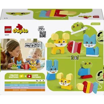 LEGO® DUPLO® Kreatywne i urocze, 3-w-1 Zwierzaki domowe 10477 - .zdjęcie 
