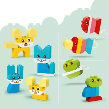 LEGO® DUPLO® Kreatywne i urocze, 3-w-1 Zwierzaki domowe 10477 - .zdjęcie 