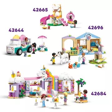 LEGO® Friends Automobil za prijevoz jednorog torti 42675 - .slika