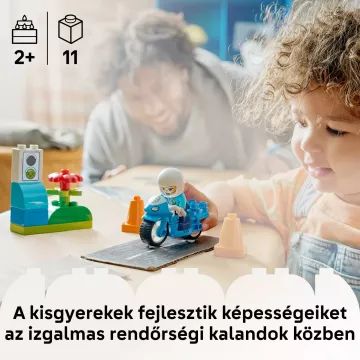 LEGO® DUPLO® Kék rendőrségi motorkerékpár 10471 - . kép