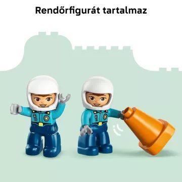 LEGO® DUPLO® Plavi policijski motocikl 10471 - .slika