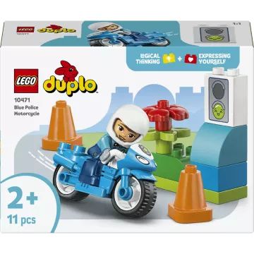 LEGO® DUPLO® Син полицейски мотоциклет 10471 - . изображение