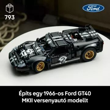 LEGO® Technic 1966 Ford GT40 MKII versenyautó 42223 - . kép