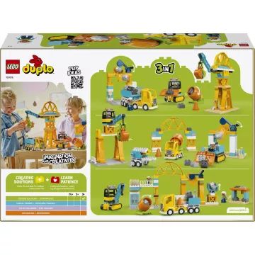 LEGO® DUPLO® 3 în 1 Șantier de construcție și utilaje 10476 - .foto