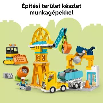 LEGO® DUPLO® 3 în 1 Șantier de construcție și utilaje 10476 - .foto