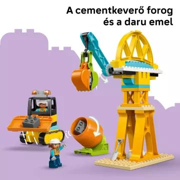 LEGO® DUPLO® 3 az 1-ben építési terület és munkagépek 10476 - . kép