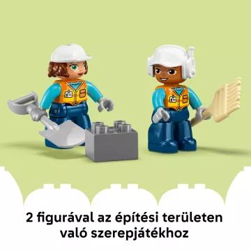 LEGO® DUPLO® 3 în 1 Șantier de construcție și utilaje 10476 - .foto