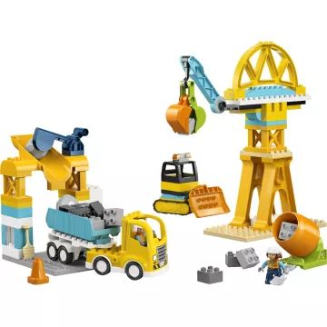 LEGO® DUPLO® 3 în 1 Șantier de construcție și utilaje 10476 - .foto