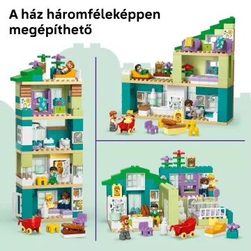 LEGO® DUPLO® 3-w-1 nowoczesny dom rodzinny z figurkami 10470 - .zdjęcie 