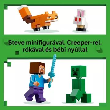 LEGO® Minecraft® Steve tajgai kalandjai 21583 - . kép