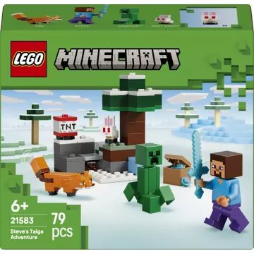 Aventurile lui Steve în taiga LEGO® Minecraft® 21583 - .foto