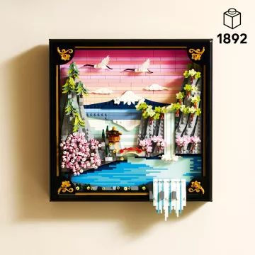 LEGO® Art Krajobraz z japońskim kwitnącym wiśniowym drzewem 31218 - .zdjęcie 