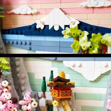 LEGO® Art Peisaj cu flori de cireș japoneze 31218 - .foto