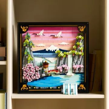 LEGO® Art Peisaj cu flori de cireș japoneze 31218 - .foto