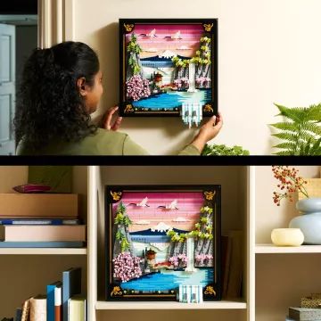 LEGO® Art Krajobraz z japońskim kwitnącym wiśniowym drzewem 31218 - .zdjęcie 
