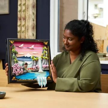 LEGO® Art Krajobraz z japońskim kwitnącym wiśniowym drzewem 31218 - .zdjęcie 