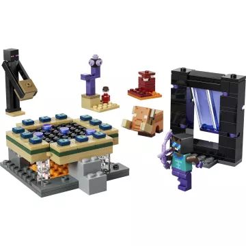 Viagem ao Portal do Nether e da End em LEGO® Minecraft® 21584 - .Imagem