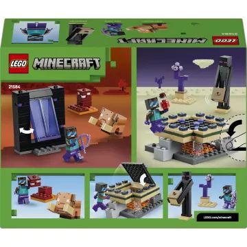 LEGO® Minecraft® Călătorie către Poarta Nether și Portalul de Sfârșit 21584 - .foto