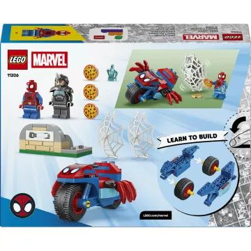 LEGO® Spidey Motorkerékpáros Pókember vs. Rhino 11206 - . kép
