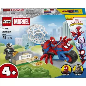 LEGO® Spidey Motorkerékpáros Pókember vs. Rhino 11206 - . kép