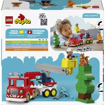Caminhão de Bombeiros LEGO® DUPLO® com Mangueira e Bombeiro 10473 - .Imagem