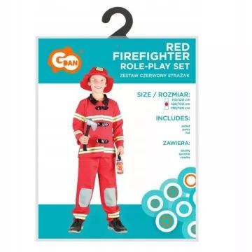 Brandweer kostuum voor jongens - 120/130 cm - .afbeelding