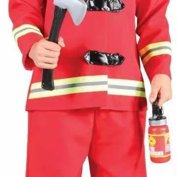 Brandweer kostuum voor jongens - 120/130 cm - .afbeelding