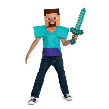 Minecraft: Steve Essential børnekostume – XS størrelse - .billede