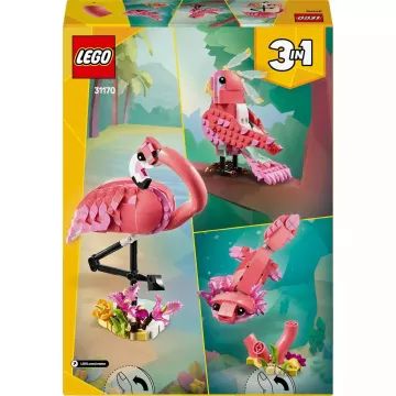 LEGO® Creator 3in1 Animale Sălbatice: Flamingo roz 31170 AMBALAJ DETERIORAT - .foto