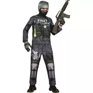 Fantasia de comando S.W.A.T. - 116 cm - .Imagem