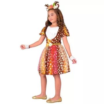 Disfraz de reno con accesorios - 128 cm - .imagen