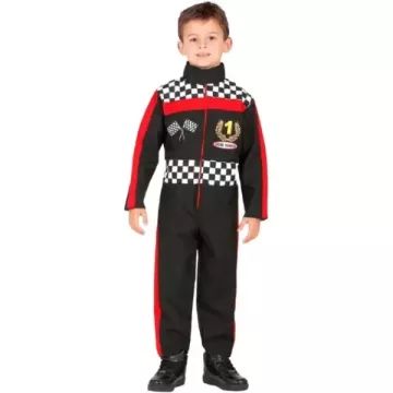 Formel 1 racerkørerdragt kostume - 104 cm - .billede