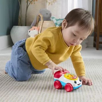 Fisher-Price: Дрънкащо телефонче количка - . изображение