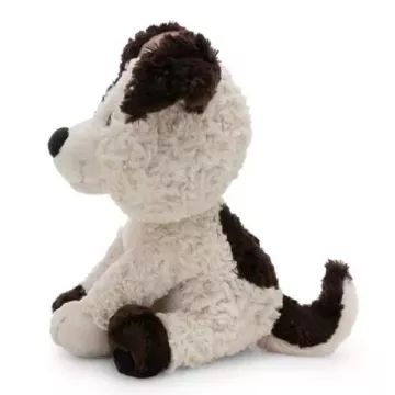 Nici Green: plyshund – siddende, hvid, 35 cm - .billede
