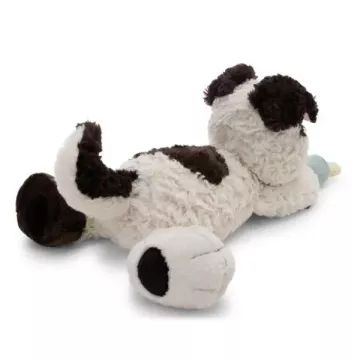 Nici Green: pluchen hond met eend - liggend, wit, 30 cm - .afbeelding