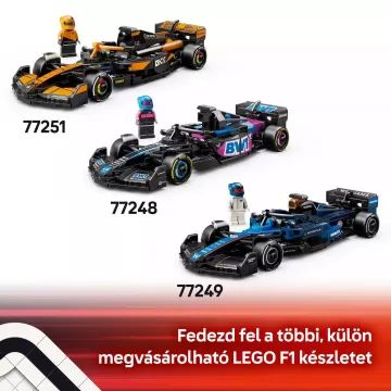LEGO® Speed Champions MoneyGram Haas F1® Team VF-24 versenyautó 77250 CSOMAGOLÁSSÉRÜLT - . kép