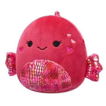 Squishmallows: Barella, a szívecskés halacska plüss - 20 cm - . kép
