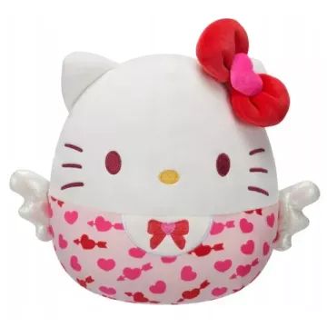 Squishmallows: Hello Kitty südameku kujuga plüüs - 20 cm - .pilt