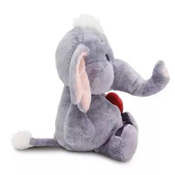 Nici: Olifant knuffel met magnetisch hart - 32 cm, grijs - .afbeelding