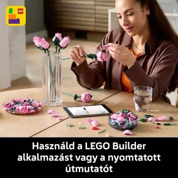 LEGO® Botanicals Buquê de Rosas Rosa 10374 - .Imagem
