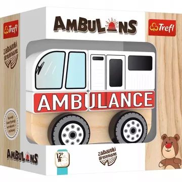Trefl : Ambulance en bois jouet - .image