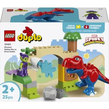 LEGO® DUPLO® Dinoszaurusz Spidey-Rex vs. Zöld Manó 10463 - . kép