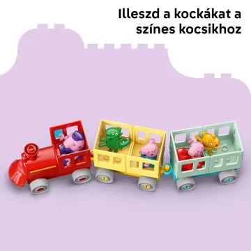 LEGO® DUPLO® Prasátko Peppa - Cesta vlakem s dědou 10466 - .obrázek