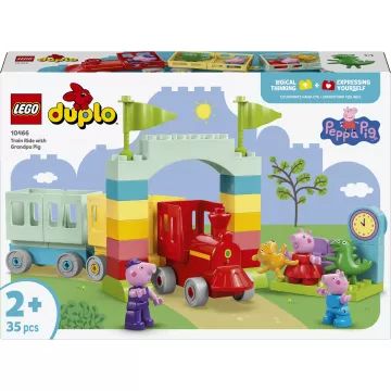 LEGO® DUPLO® Peppa kiaulė - Kelionė su seneliu traukinuku 10466 - .vaizdas