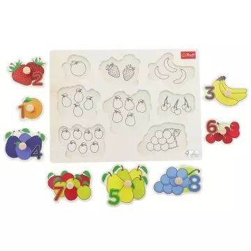 Trefl: Wood Craft Rompecabezas de Madera - Frutas - .imagen