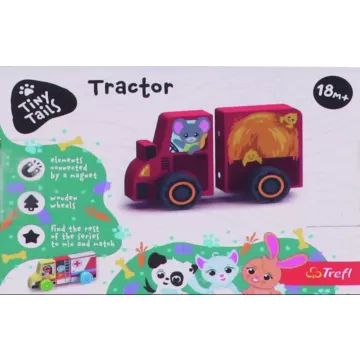 Trefl : Tiny Tai Tracteur magnétique en bois - .image